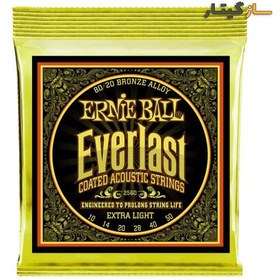 تصویر سیم گیتار آکوستیک ارنی بال مدل ERNIE BALL EVERLAST 2560 