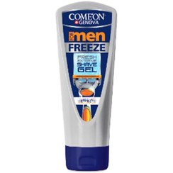 تصویر ژل اصلاح مردانه فریز کامان حجم 200 میل اورجینال Freeze Shave Gel For Men Comeon 200 ML