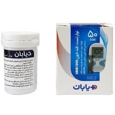 تصویر نوار تست قند خون دیابان 50 تایی 08/2025 Diaban Blood Glucose Test Strips Pack Of