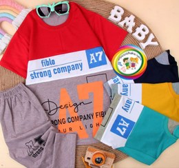 تصویر تیشرت شلوارک پسرانه A7 