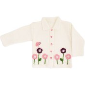 تصویر ژاکت بافتنی نوزاد دخترانه مدل نازنین Nazanin Baby Girl Knitted Jacket