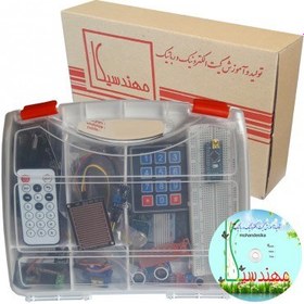 تصویر استارتر کیت آردوینو نانو مدل Arduino+18 مهندسیکا 