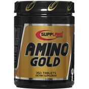 تصویر قرص آمینو گلد ساپلند ۳۵۰ عددی طعم موز 