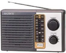 تصویر رادیو ترانزیستوری سونی مدل ICF-10 دو موج 