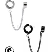 تصویر پیرسینگ ایرکاف دار فیک 