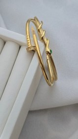 تصویر دستبند طلایی 