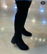 تصویر بوت زنانه دخترانه سوییت مشکی ضد آب سایز ۳۷ تا ۴۰ 