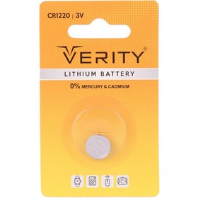 تصویر باتری سکه ای Verity CR1220 Verity CR1220 Minicell Battery