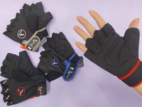 تصویر دستکش بدن سازی برندpowerX,سایزبندی:L,M bodybuilding gloves,beran powerx,sizing:M,L