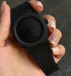 تصویر ساعت فول بلک کربن کیفیت درجه ۱ 