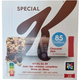 تصویر پروتئین بار اسپشیال کی بسته 4 عددی – 25 گرم شکلات تلخ و مغزیجات Special K Dark 