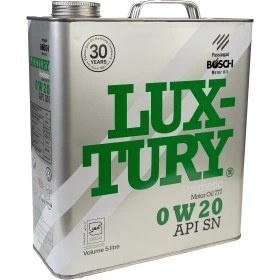 تصویر روغن موتور بوش لاکچری +0W20 SN پنج لیتری BOSCH LUXTURY 0W20 SN+