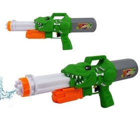 تصویر تفنگ اسباب بازی آب پاش 40 سانتی مدل دایناسور Water Gun 408_اسباب بازی تفنگ 