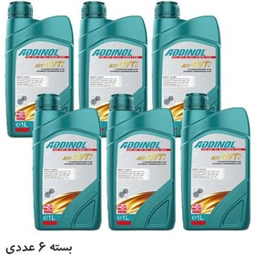 تصویر روغن گیربکس ادینول ATF CVT YELLOW بسته 6 عددی 