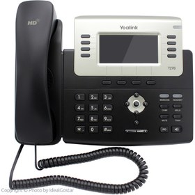 تصویر تلفن تحت شبکه یالینک مدل SIP-T27G Yealink SIP-T27G Network Phone