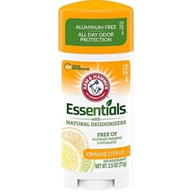 تصویر استیک دئودورانت Essentials با رایحه مرکبات 71گرم آرم اند همر Arm And Hammer Deodorant Essentials With Orange Citrus 71g