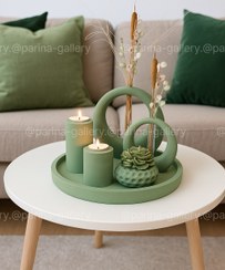 تصویر دکوری منزل سبز صدری 