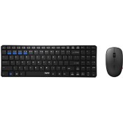 تصویر کیبورد رپو مدل 9300M به همراه ماوس Rapoo 9300M Multi Mode Wireless Keyboard and Mouse