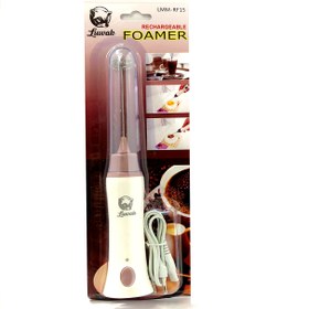 تصویر همزن فومر شارژی Rechargeable foamer mixer white