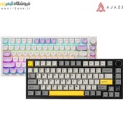 تصویر کیبورد گیمینگ بی سیم مکانیکال مجهز به GASKET ایجز مدل Ajazz AK820 Pro RGB Hot Swappable Gasket Mounted Wireless Mechanical Gaming Keyboard 