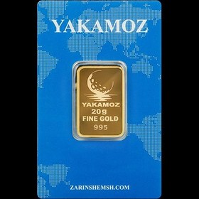 تصویر شمش طلا ۲۰ گرم 