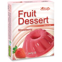 تصویر دسر میوه ای توت فرنگی 