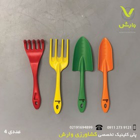 تصویر بیلچه پلاستیکی باغبانی بهکو مدل BH-1804 ست 4 عددی 