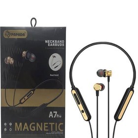 تصویر هندزفری بلوتوث دورگردنی PAPADA A7 Pro PAPADA A7 Pro neck band magnetic