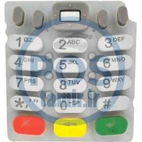 تصویر صفحه کلید (Keypad) کارتخوان وریفون (Verifone) 675 فابریک 