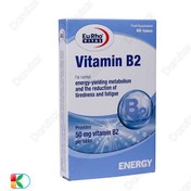 تصویر قرص ویتامین B2 یوروویتال ۶۰ عددی 