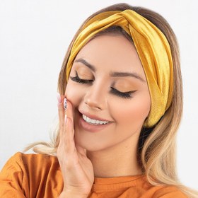 تصویر هدبند گره ای مخمل - شناسه 251012 