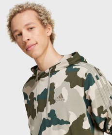 تصویر هودی استتاری فصلی مردانه برند Adidas Seasonal Camouflage Hoodie