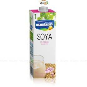 تصویر سویا شیر کلاسیک مانداسوی مقدار 1 لیتر 