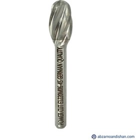 تصویر فرز فرم آلومینیوم بیضی E سایز 12 برند پاور کات 