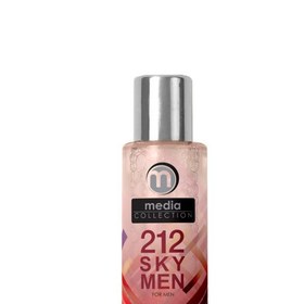 تصویر بادی اسپلش مردانه مدل 212Sky Men حجم 250 میلی لیتر مدیا Media Body Splash 212Sky Men Model For Men 250ml