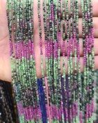 تصویر ریسه سنگ روبی زئوسیت مکعب سایز 3 