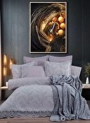 تصویر روتختی دو نفره خاکستری ۱۰ پارچه برند Ozdilek ترکیه مدل renda Ozdilek renda