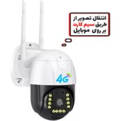 تصویر دوربین اسپیددام سیمکارتی 4G P20 وایرلس