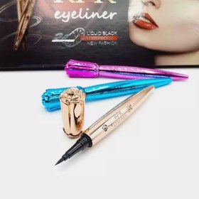 تصویر خط چشم طرح گل رز 