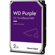 تصویر هارددیسک اینترنال وسترن دیجیتال سری Purple wd20purz ظرفیت 2 ترابایت 