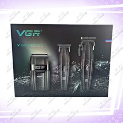 تصویر ست ماشین اصلاح حرفه‌ای وی جی آر مدل VGR-V640 S3 