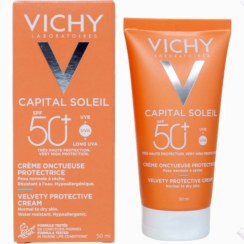 تصویر کرم ضد آفتاب ویشی کپیتال سولیل مدل VELVETY 