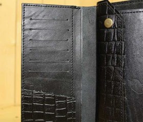 تصویر کیف پول جیران مشکی 