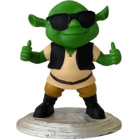 تصویر عروسک رنگ‌آمیزی رنگارت مدل شرک 