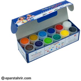 تصویر گواش ۱۲ رنگ نقش 