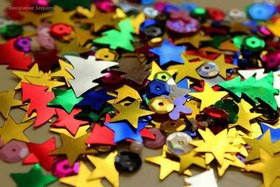 تصویر پولک تزئینی – بسته 5 عددی 