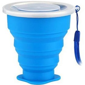 تصویر لیوان سیلیکونی تاشو Folding silicone cup