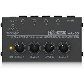 تصویر پری آمپ هدفون Behringer MicroAMP HA400 