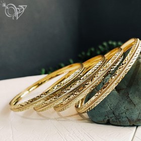 تصویر النگو طلاروس طرح طلا کد ۳۸۵۵ 