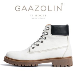 تصویر بوت تی‌تی گازولین سفید – GAAZOLIN TT Boots White 